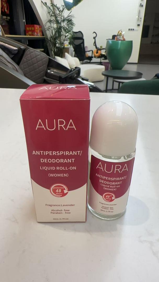 Aura Antiperspirant / Deodorant Combo Rollon (Women - Red)